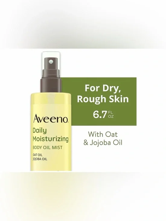 Aveeno Daily Moisturizing Dry Body Oil Mist with Oat & Jojoba - Picture 4 of 7